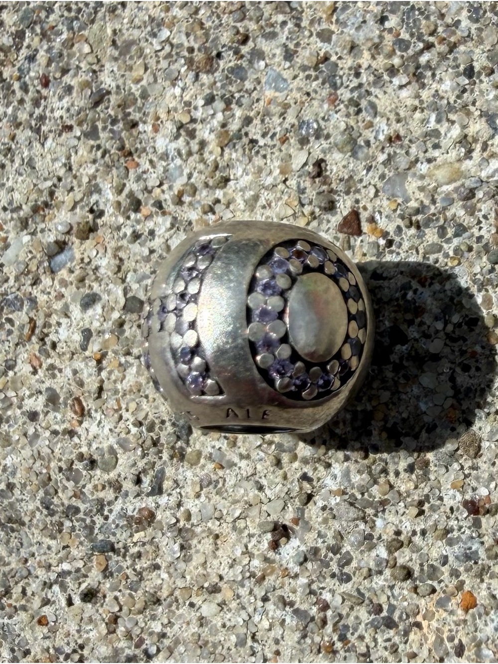 Pandora Sterling Silver Surrounded By Hope Charm #791418PCZ